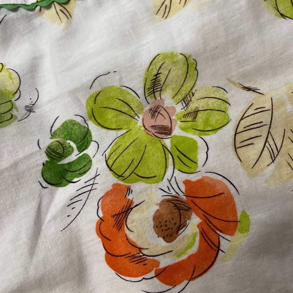 Liz Claiborne vintage linen/cotton floral skirt - Picture 7 of 7